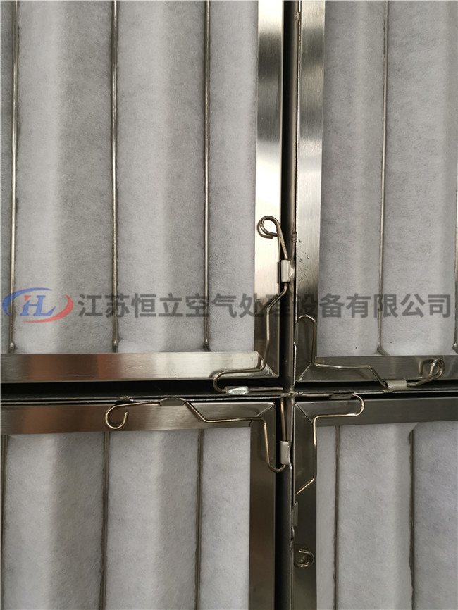 初效不锈钢盐雾过滤器卡簧细节图