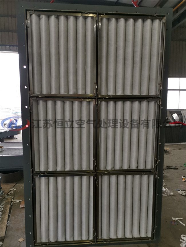 初效不锈钢盐雾过滤器背面拆卸